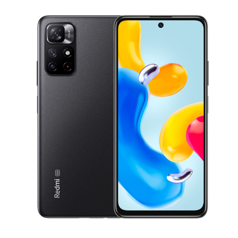 Redmi Note 11S 5G 4+128, Black, OS: Android 11, MIUI 13, MediaTek MT6833P Dimensity 810